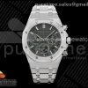 ZF V2 오데마피게 로얄오크 크로노 26240 그린다이얼 블루러버스트랩 프리스프렁 Royal Oak Chrono 26240 SS ZF 1:1 Best Edition Green Dial on SS Bracelet SA4401 Super Clone V2 (Free Sprung)