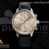 APSF IWC 포르투기저 크로노 IW371624 골드다이얼 골드인덱스 블랙가죽스트랩 Portugieser Chrono IW371624 APSF 1:1 Best Edtion Gold Dial on Black Leather Strap DD69355 Super Clone