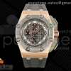 TKF 오데마피게 로얄오크 오프쇼어 슈마허 로즈골드 그레이다이얼 그레이러버스트랩 Royal Oak Offshore Schumacher RG TKF Best Edition Gray/Black Dial on Gray Rubber Strap A3126
