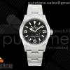 VF V공장 롤렉스 익스프로러1 36미리 블랙다이얼 스틸브레이슬릿 Explorer 36 124270 904L Steel VF 1:1 Best Edition on SS Bracelet DD3230