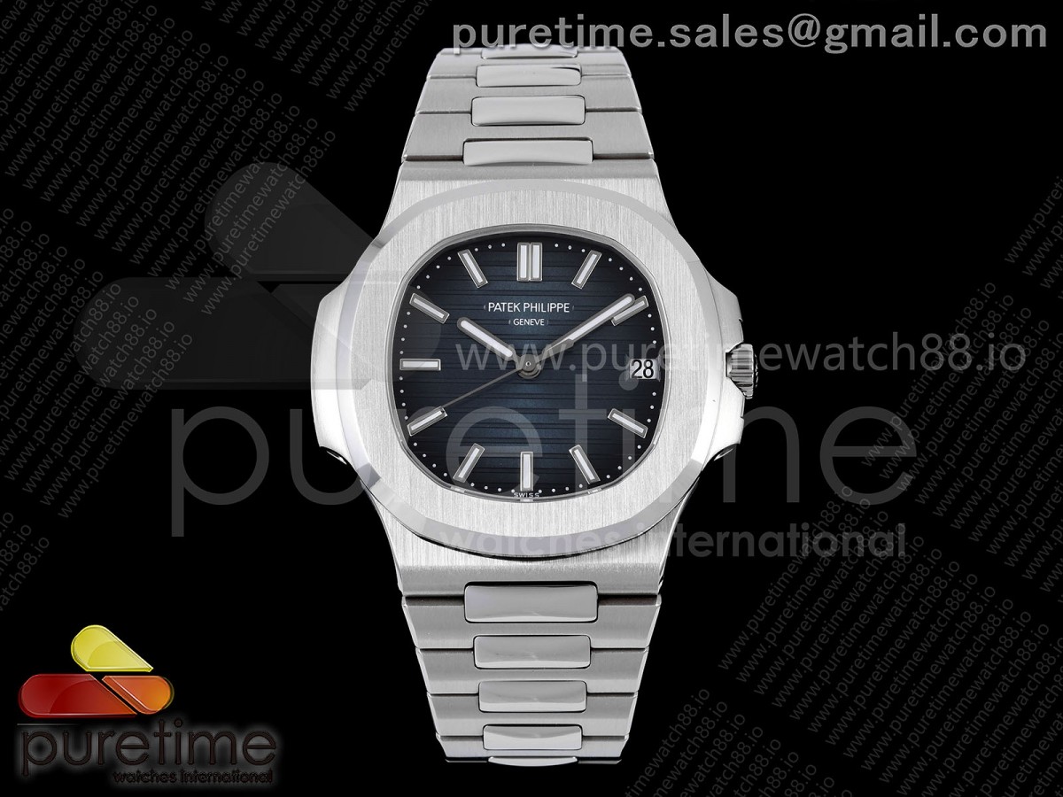 BBF V2 파텍필립 노틸러스 5711 NEW블루다이얼 스틸브레이슬릿 Nautilus 5711 BBF 1:1 Best Edition Blue Dial on SS Bracelet DD324 Super Clone V2