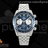 BLSF 튜더 블랙베이 크로노 블루다이얼 스틸브레이슬릿 Black Bay Chrono SS BLSF 1:1 Best Edition Blue/White Dial on Jubilee Strap A7750