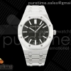 TOPF 오데마피게 로얄오크 15510 블랙다이얼 스틸브레이슬릿 Royal Oak 15510 SS TOP 1:1 Best Edition Black Dial on SS Bracelet SA4302 Super Clone