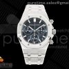 TOPF 오데마피게 로얄오크 크로노26240 블루다이얼 스틸브레이슬릿 Royal Oak Chrono 26240 SS TOP 1:1 Best Edition Blue Dial on SS Bracelet DD4401 Super Clone
