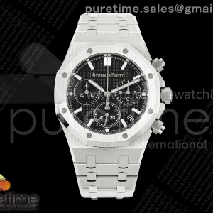 TOPF 오데마피게 로얄오크 크로노26240 블랙다이얼 스틸브레이슬릿  Royal Oak Chrono 26240 SS TOP 1:1 Best Edition Black Dial on SS Bracelet DD4401 Super Clone