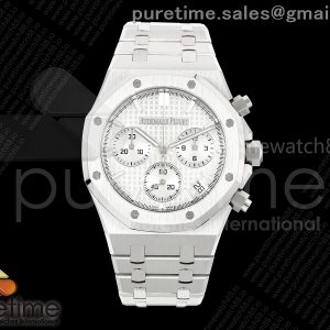 TOPF 오데마피게 로얄오크 크로노26240 실버다이얼 스틸브레이슬릿 Royal Oak Chrono 26240 SS TOP 1:1 Best Edition Silver Dial on SS Bracelet DD4401 Super Clone