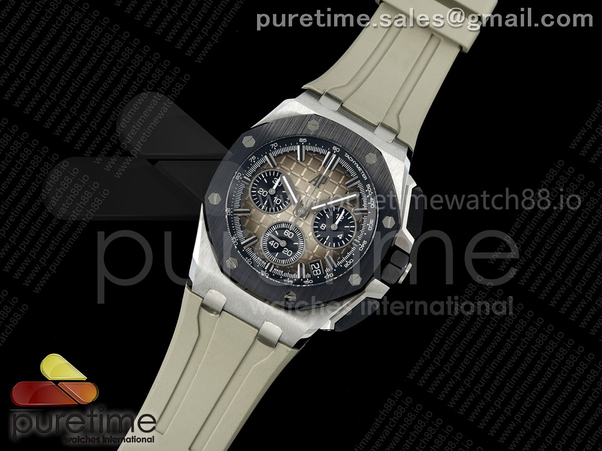 DDF 오데마피게 로얄오크 오프쇼 226420so 43미리 스모키다이얼 그레이러버스트랩 Royal Oak Offshore 43mm 26420so SS DDF 1:1 Best Edition Smoked Dial on Gray Rubber Strap DD4401 Super Clone