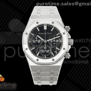 DDF 오데마피게 로얄오크 크로노 26420 50주년기념 SW블랙다이얼 스틸브레이슬릿 Royal Oak Chrono 26240 SS DDF 1:1 Best Edition Black Dial on SS Bracelet DD4401 Super Clone (50th Anniversary)