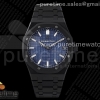 ZF V2 오데마피게 로얄오크 AP15500 DLC블랙 블루다이얼 Royal Oak 41mm 15500 DLC ZF 1:1 Best Edition Blue Textured Dial on SS Bracelet A4302 V2(Free Box)