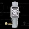 K11F 까르띠에 탱크 머스트 22mm 스몰 화이트다이얼 그레이가죽스트랩 Cartier Tank Must Small Gry SS/LE White K11 Swiss Qtz