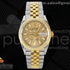 (NEW) VSF 롤렉스 데이저스트36 옐로우골드콤비 골드러프다이얼 스틸브레이슬릿 DateJust 36 SS/YG 126233 VSF 1:1 Best Edition 904L Steel YG Leaf Dial on Jubilee Bracelet VS3235