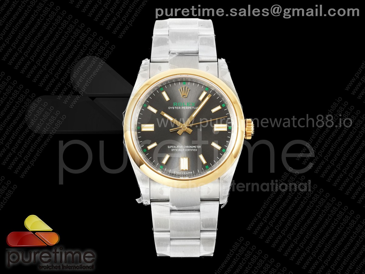 (NEW) VSF 롤렉스 오이스터 퍼페츄얼36 콤비 100주년기념 그레이다이얼 스틸브레이슬릿 Oyster Perpetual 36 126003 VSF 1:1 Best Edition Gray Dial on SS Bracelet VS3230