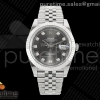 VSF V2S 롤렉스 데이저스트41 그레이텐포인트다이얼 스틸브레이슬릿 프리스프렁 133g DateJust 41 126334 904L SS VSF 1:1 Best Edition Gray Diamonds Dial on Jubilee Bracelet VS3235v2 V2s (133g)