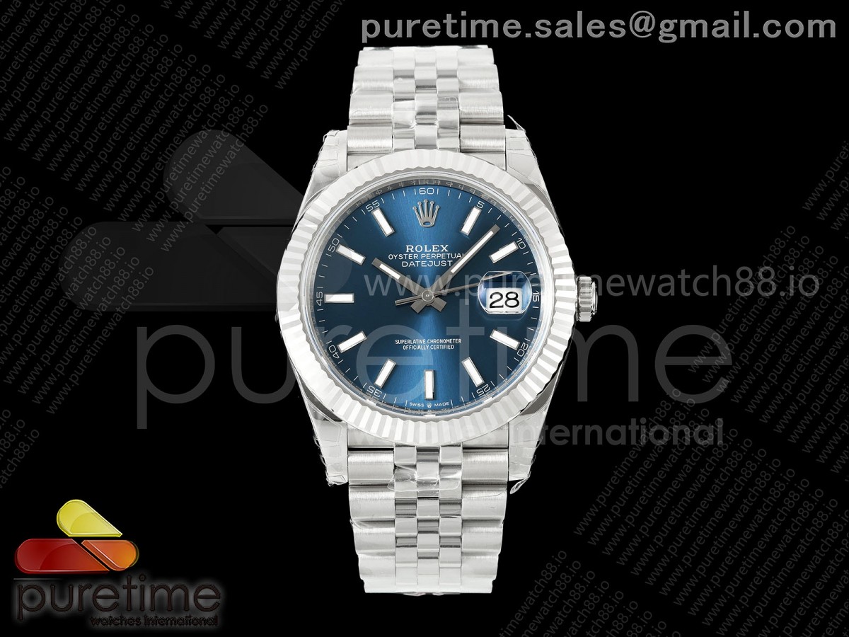 VSF V2S 롤렉스 데이저스트41 블루다이얼 스틸브레이슬릿 프리스프렁 133g DateJust 41 126334 904L SS VSF 1:1 Best Edition Blue Stick Dial on Jubilee Bracelet VS3235v2 V2s (133g) Dial Green Roman on Jubilee Bracelet VS3235v2 V2s (133g)