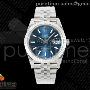 VSF V2S 롤렉스 데이저스트41 블루다이얼 스틸브레이슬릿 프리스프렁 133g DateJust 41 126334 904L SS VSF 1:1 Best Edition Blue Stick Dial on Jubilee Bracelet VS3235v2 V2s (133g) Dial Green Roman on Jubilee Bracelet VS3235v2 V2s (133g)