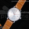MKF IWC 포르토피노 37미리 실버다이얼 브라운가죽스트랩 Portofino Automatic 37 SS MK 1:1 Best Edition Silver Dial on Brown Leather Strap MIYOTA 9015