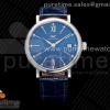 V7F IWC 포르토피노 37미리 블루다이얼 블루가죽스트랩 Portofino 37mm SS V7F 1:1 Best Edition Blue Dial on Blue Leather Strap A2892