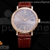V7F IWC 포르토피노 로즈골드 37미리 그레이다이얼 딥브라운가죽스트랩 Portofino 37mm RG V7F 1:1 Best Edition Gray Dial on Deep Brown Leather Strap A2892