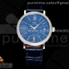 V7F IWC 포르토피노 37미리 블루다이얼 다이아베젤 블루가죽스트랩 Portofino 37mm SS V7F 1:1 Best Edition Blue Dial Diamonds Bezel on Blue Leather Strap A2892