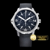 V6F IWC 아쿠아타이머 크로노 블랙다이얼 러버스트랩 AquaTimer Chronograph SS/RU Black V6F Asia 7750
