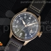 ZF IWC 빅파일럿 로즈골드 그레이다이얼 브라운가죽스트랩 Big Pilot Real PR 2016 IW500917 RG ZF Best Edition Gray Dial on Brown Leather Strap A51111