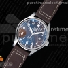 MKF IWC 마크18 생텍쥐페리에디션 브라운다이얼 브라운가죽스트랩 MARK XVIII ANTOINE DE SAINT EXUPÉRY IW327003 SS MKS 1:1 Best Edition on Brown Leather MIYOTA 9015