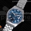 MKF V2 IWC 마크17 어린왕자에디션 블루다이얼 스틸브레이슬릿 Mark XVII IW327014 Le Petit Prince MKS 1:1 Best Edition Blue Dial on SS Bracelet MIYOTA 9015 V2