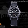 MKF IWC 스핏파이어 세라믹케이스 블랙다이얼 블랙나일론스트랩 Spitfire Black Ceramic IW326901 MKF 1:1 Best Edition Black Dial on Black Nylon Strap MIYOTA 9015