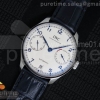 ZF V5 IWC 포르투기저 화이트다이얼 블루핸즈 블루가죽스트랩 Portuguese Real PR IW500705 ZF 1:1 Best Edition White Dial Blue Markers on Blue Leather Strap A52010 V3