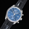 YLF IWC 포르투기저 크로노 클래식42 블루다이얼 블랙가죽스트랩 Portugieser Chrono Classic 42 IW3903 YLF Best Edition Blue Dial on Black Leather Strap A7750