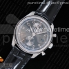 YLF IWC 포르투기저 크로노 클래식42 그레이다이얼 블랙가죽스트랩 Portugieser Chrono Classic 42 IW3903 YLF Best Edition Gray Dial on Black Leather Strap A7750