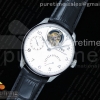 ZF IWC 포르투기저 투어빌론 화이트다이얼 블랙가죽스트랩 Portuguese Tourbillon IW5046 SS ZF Best Edition White Dial SS Markers on Black Leather Strap