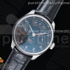 ZF IWC 포르투기저 애뉴얼 캘린더 피사에디션 블랙다이얼 블랙가죽스트랩 Portuguese Real PR Real Annual Calendar Edition “Pisa” ZF 1:1 Best Edition Black Dial on Black Leather Strap A52850