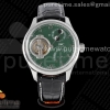 BBRF IWC 포르투기저 콘스탄트포스 투르비옹 그린다이얼 블랙가죽스트랩 Portugieser Constant-Force Tourbillon IW5901 SS BBR Best Edition Green Dial on Leather Strap