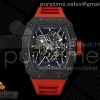 ZF 리차드밀 RM35-01 NTPT 스켈레톤다이얼 레드러버스트랩 RM35-01 NTPT ZF 1:1 Best Edition Skeleton Dial on Red Rubber Strap RMUL3 Super Clone