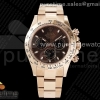 NOOBF V4 롤렉스 데이토나 로즈골드 쵸코다이얼 스틸브레이슬릿 Daytona 116505 RG Noob 1:1 Best Edition 904L SS Case and Bracelet Chocolate Lume Dial SA4130 V4