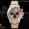 NOOBF V4 롤렉스 데이토나 로즈골드 핑크블랙다이얼 스틸브레이슬릿 Daytona 116505 RG Noob 1:1 Best Edition 904L SS Case and Bracelet RG/Black Dial SA4130 V4