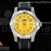 GF V2 브라이틀링 어벤저2 씨울프 옐로우다이얼 블랙나일론스트랩 Avenger II Seawolf SS GF 1:1 Best Edition Yellow Stick Dial on Black Nylon Strap A2824 V2
