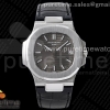 3KF V2 파텍필립 노틸러스 5711 그레이다이얼 블랙가죽스트랩 Nautilus 5711 SS 3KF 1:1 Best Edition Gray Textured Dial on Black Leather Strap A324 Super Clone V2