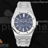 ZF 오데마피게 로얄오크 15400 블루다이얼 스틸브레이슬릿 Royal Oak 41mm 15400 SS ZF 1:1 Best Edition Blue Textured Dial on SS Bracelet A3120 (Free Box)