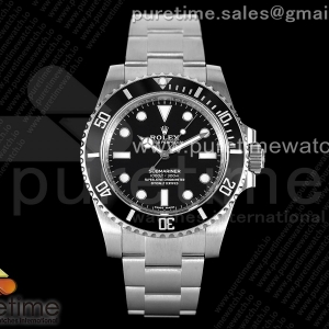 (NEW) VSF 롤렉스 서브마리너 논데이트 블랙다이얼 스틸브레이슬릿 Submariner 114060 No Date Black Ceramic 904L Steel VSF 1:1 Best Edition VS3130