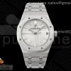 ZF V3 오데마피게 로얄오크 15500 화이트다이얼 스틸브레이슬릿 Royal Oak 41mm 15500 SS ZF 1:1 Best Edition White Textured Dial on SS Bracelet A4302 Super Clone V3