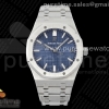 ZF V3 오데마피게 로얄오크 15500 블루다이얼 스틸브레이슬릿 Royal Oak 41mm 15500 SS ZF 1:1 Best Edition Blue Textured Dial on SS Bracelet A4302 Super Clone V3