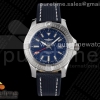 GF 브라이틀링 어벤져 지엠티 블루다이얼 블루나일론스트랩 Avenger GMT 45mm SS GF 1:1 Best Edition Blue Dial on Blue Nylon Strap A2836