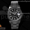 VRF 롤렉스 데이저스트41 올블랙 PVD 블랙다이얼 스틸브레이슬릿 DateJust 41 All Black PVD VRF Best Edition Black Dial Stick Markers on PVD Oyster Bracelet A3235