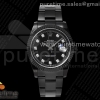VRF 롤렉스 데이저스트41 올블랙 PVD 블랙다이얼 10포인트 스틸브레이슬릿 DateJust 41 All Black PVD VRF Best Edition Black Dial Diamonds Markers on PVD Oyster Bracelet A3235