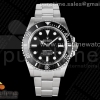 EWF 롤렉스 신형 서브마리너 논데이트 블랙다이얼 스틸브레이슬릿 Submariner 41mm 124060 No Date EWF Black Dial on SS Bracelet A3235