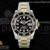 GMF 롤렉스 서브마리너 콤비 흑콤 블랙다이얼 스틸브레이슬릿 Submariner 116613 LN SS/YG Black Ceramic 904L Steel GMF 1:1 Best Edition SA3135