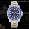 GMF 롤렉스 서브마리너 콤비 청콤 블루다이얼 스틸브레이슬릿 Submariner 116613 LB Blue Ceramic SS/YG 904L Steel GMF 1:1 Best Edition SA3135