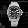 (NEW) VSF 롤렉스 신형서브마리너 논데이트 블랙다이얼 스틸브레이슬릿  Submariner 41mm 124060 No Date Black Ceramic 904L Steel VSF 1:1 Best Edition VS3235